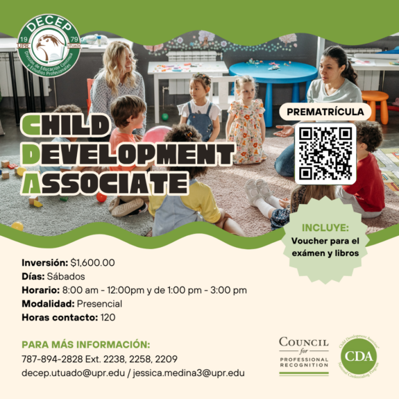 child-development-association Promocion Certificación CDA (child development association) DECEP UPR Utuado