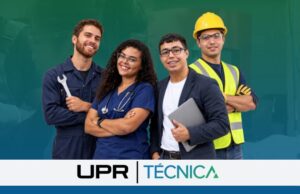 Imagen de estudiantes curso tecnico para promocionar UPR Tecnica